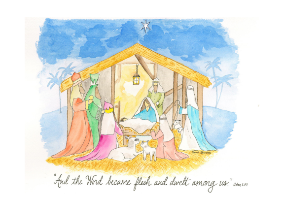 Handmade Christmas Cards (Bundle of 10)